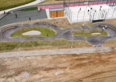 Pumptrack Lovrenc na Pohorju iz zraka
