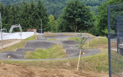 Lovrenc na Pohorju ima sodoben asfaltni pumptrack
